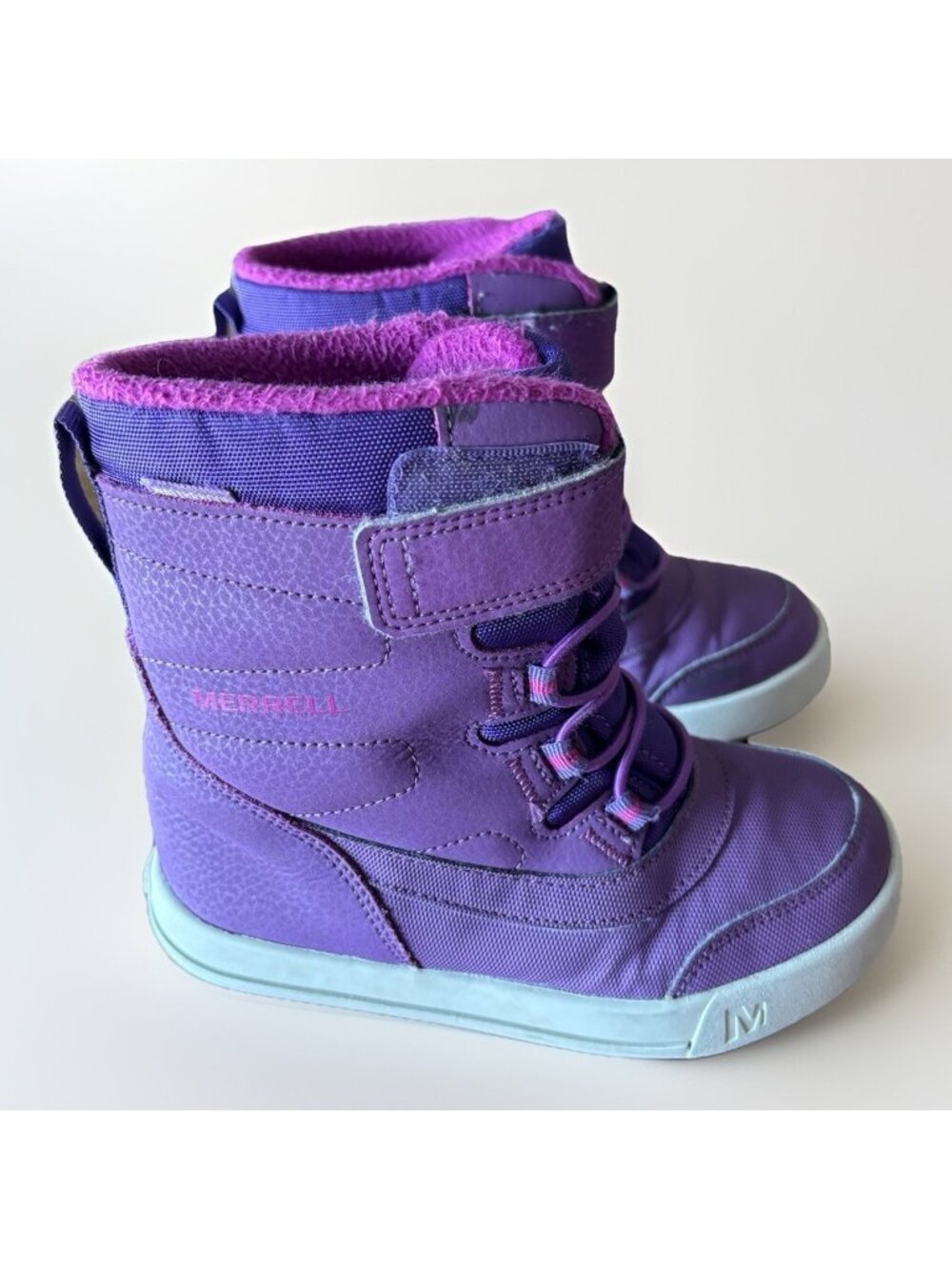 Merrell Snowstorm 2.0 Toddler Snow Boots Purple KIDS SIZE 11M Outdoor Waterproof